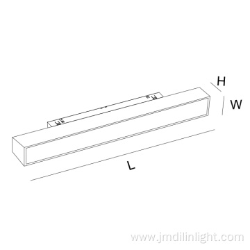 High Performance Indoor Magnetic Track Light